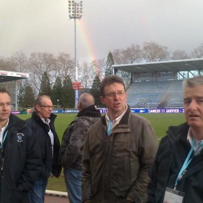 Ezin anime l'avant-match de L'Aviron Bayonnais