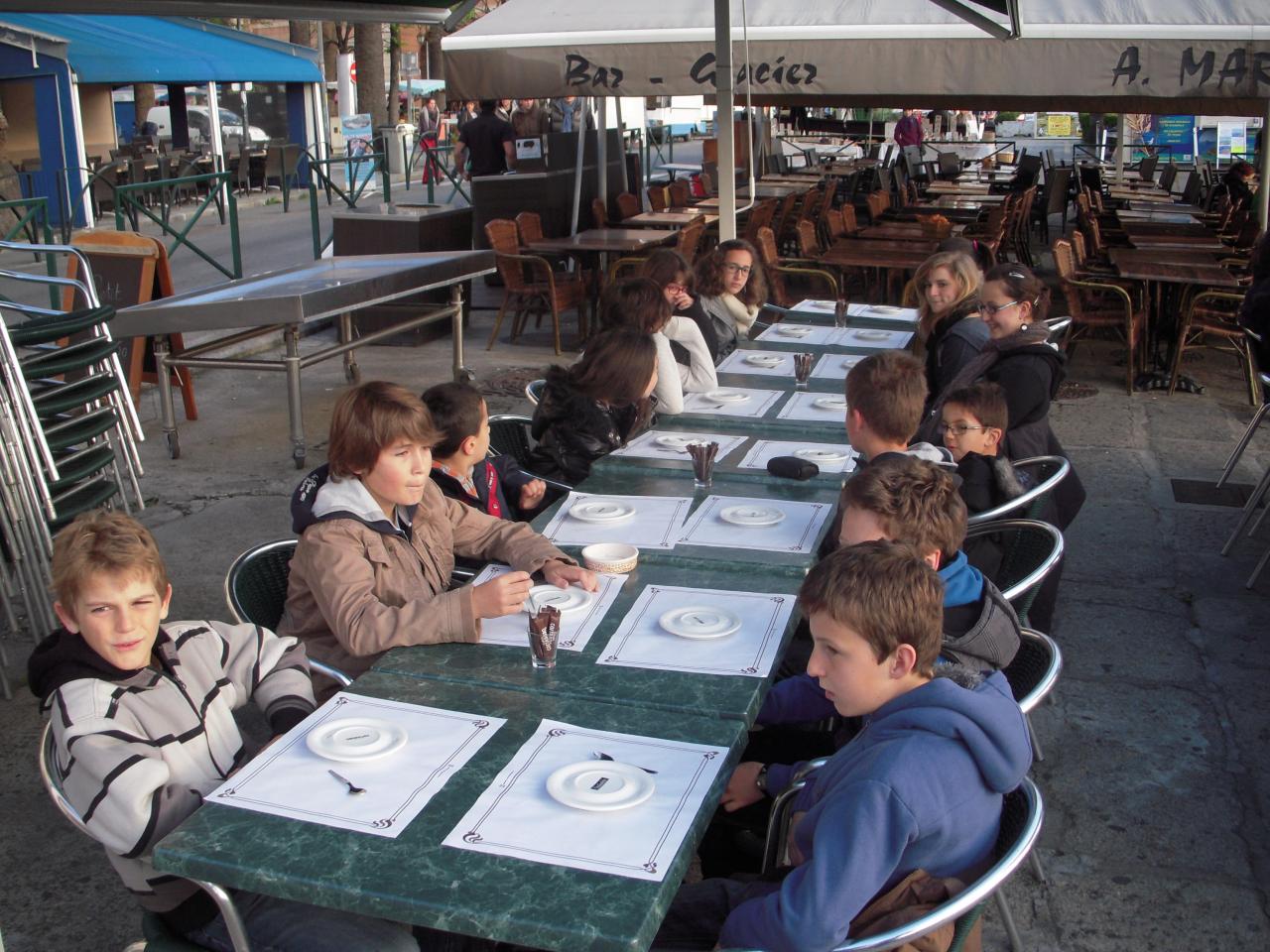 Tablée de jeunes