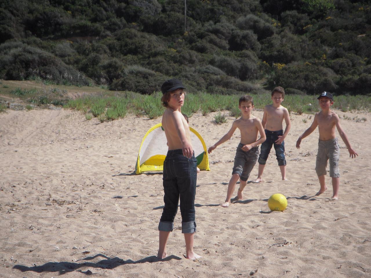 Foot en sable