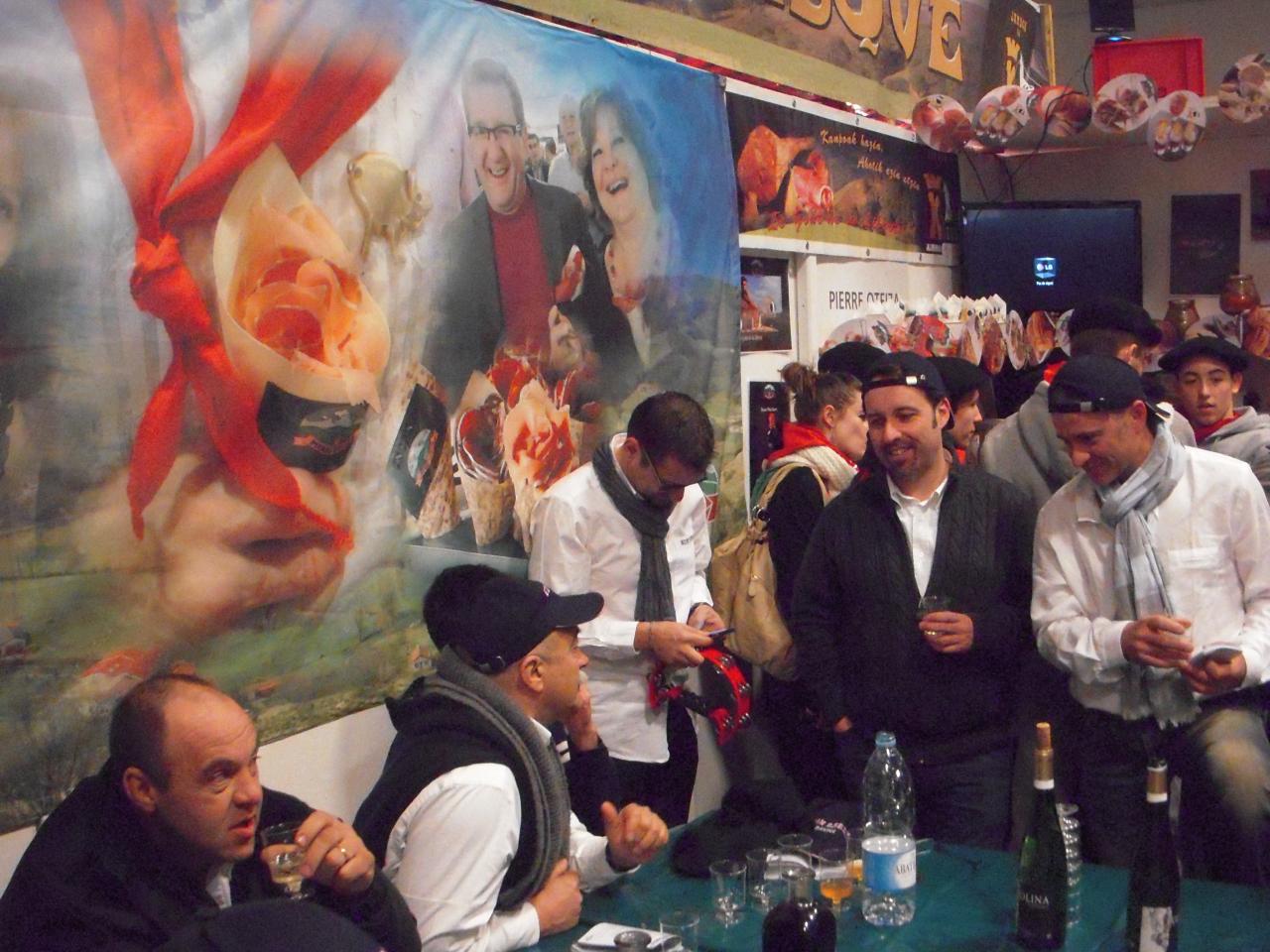 Chez Oteiza en attendant l'équipe télé.