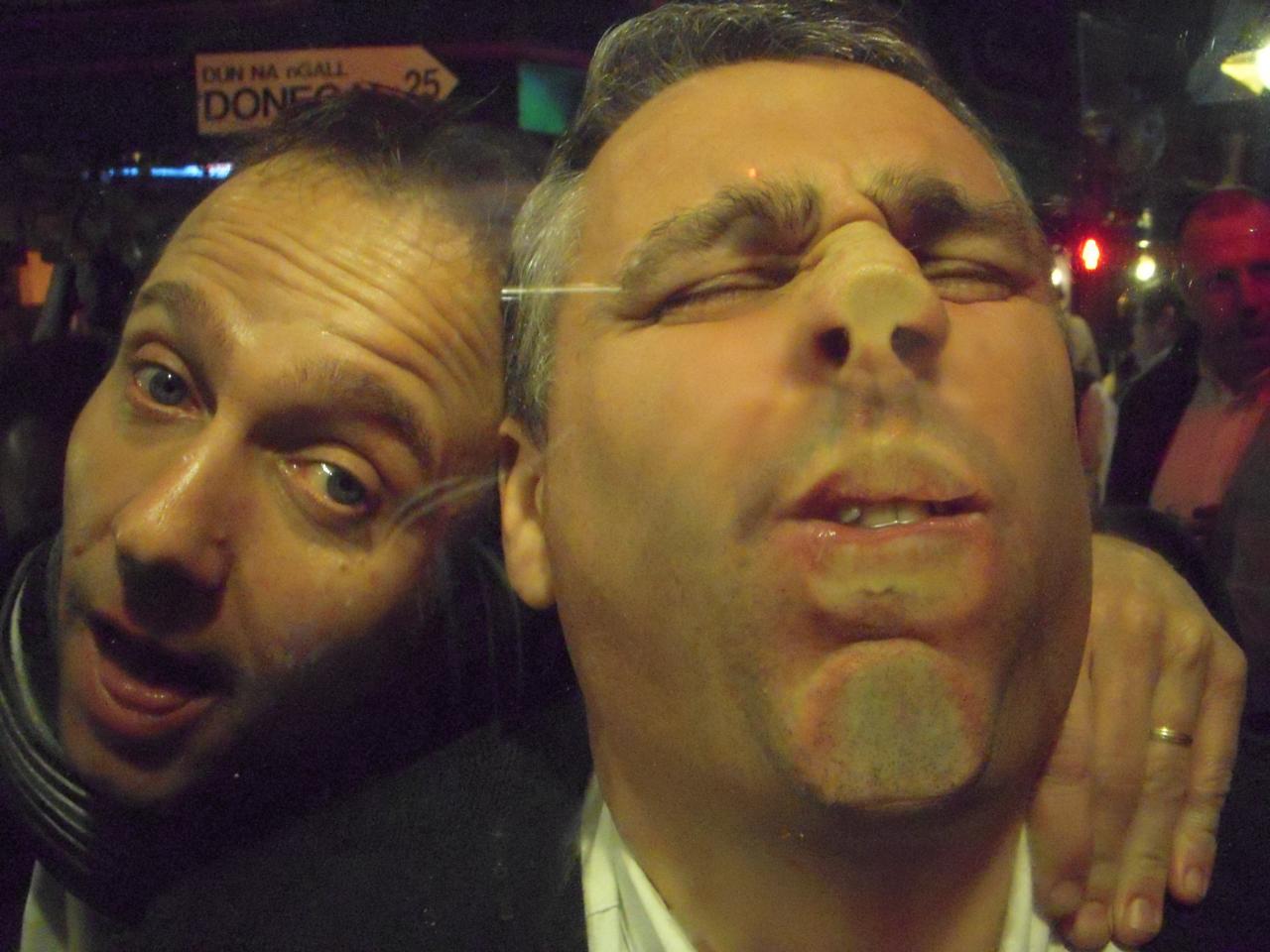 Moustiques collés au pare-brise