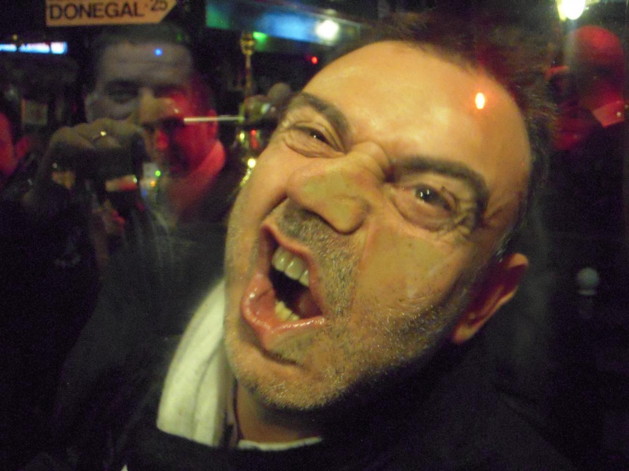 Muge collé au pare-brise